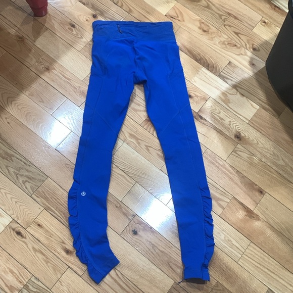 lululemon blue leggings size 0 - Picture 2 of 3